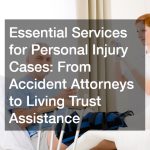 Essential services for personal injury cases